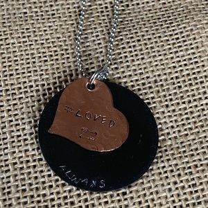 Loved always necklace